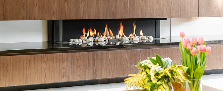 Double-height Fireplace Design Refurbishment in Dover, New Jersey