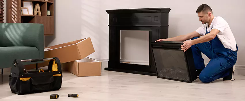 Old Rusted Metal Fireplace Repair And Replacement in Dover, NJ