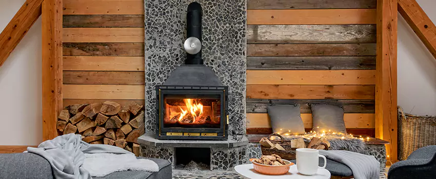 Thelin Hearth Products Direct Vent Gas Stove Fireplace Inspection in Dover, New Jersey
